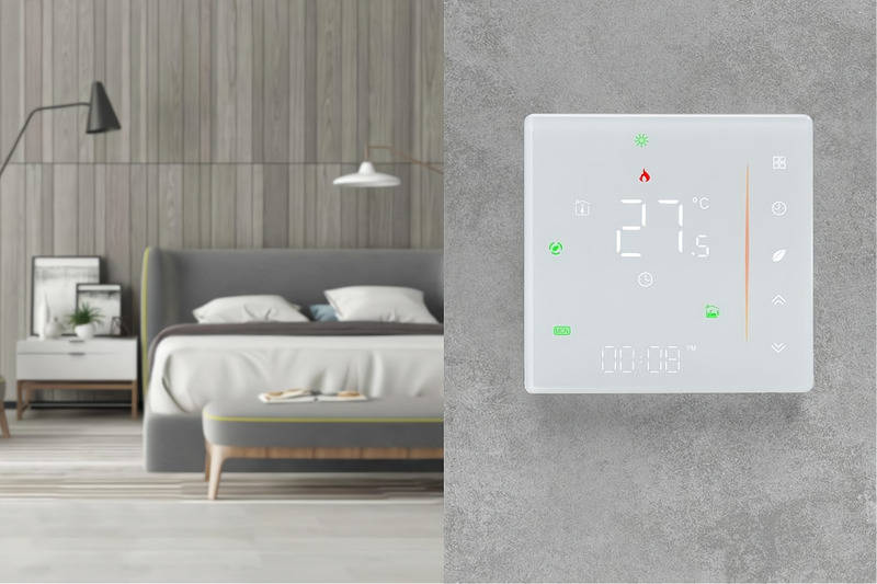 smart thermostat at modern home smart thermostat at modern home