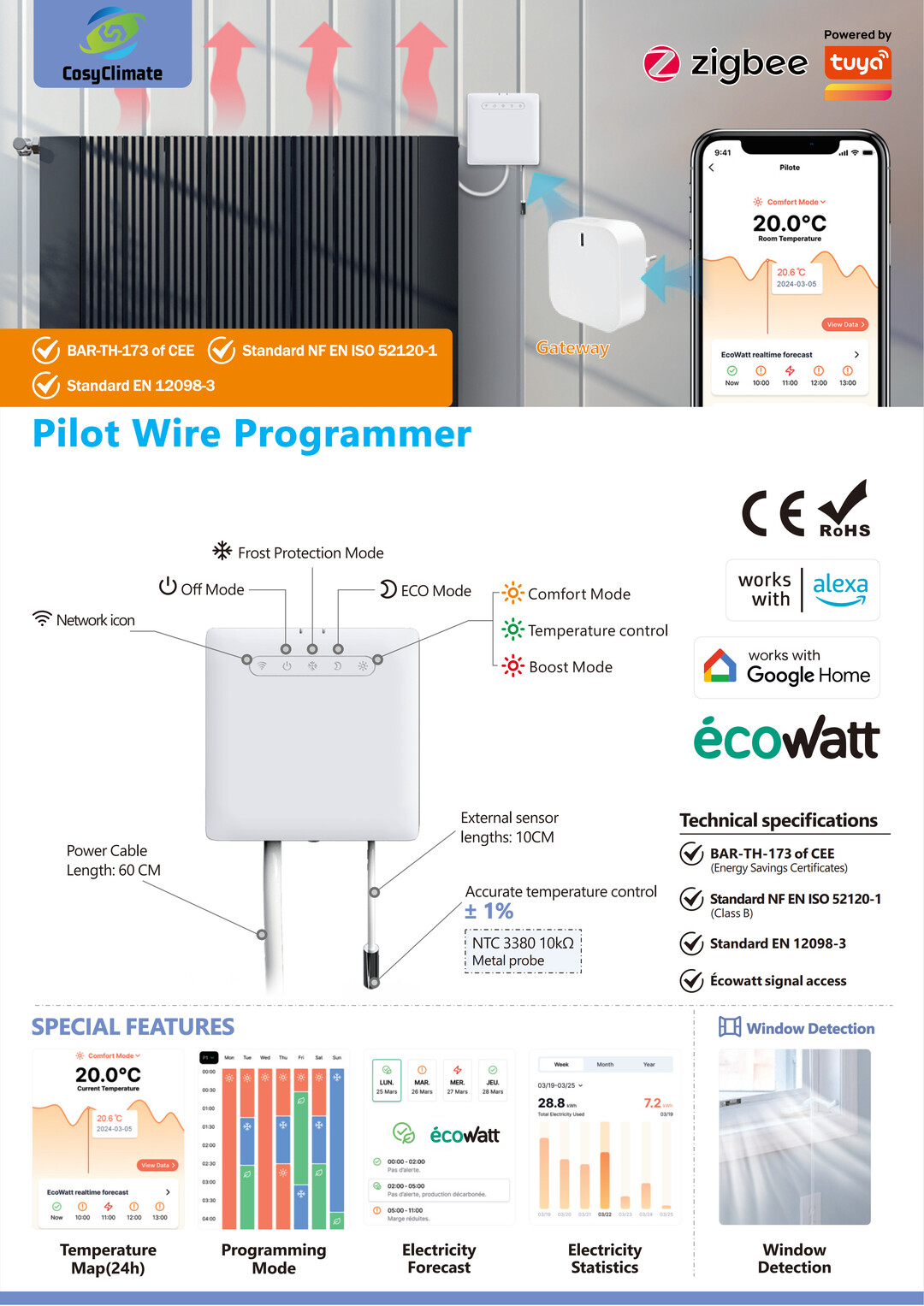 Energy Efficient Pilot Wire Programmer